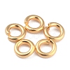 Rack Plating Brass Open Jump Rings X-KK-O139-18K-G-1