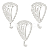3Pcs 925 Sterling Silver Tube Bails STER-PH0002-68-1