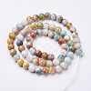 Jade Beads Strands X-G-D264-6mm-XH14-3