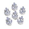 Ocean Printed Wood Beads WOOD-D289-03A-1
