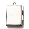 Non-Tarnish 316 Stainless Steel Locket Pendants X-STAS-P267-01P-2