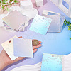 50Pcs Laser Paper Necklace Earring Display Cards CDIS-TA0001-55-5