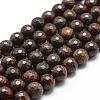 Natural Bronzite Beads Strands G-D840-18-6mm-1
