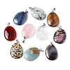 Natural Mixed Stone Pendants G-S299-125-1