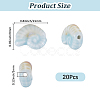 2 Sets Handmade Porcelain Beads for DIY Bracelet Accessories PORC-SP0001-27-2