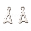 Non-Tarnish 201 Stainless Steel Charms STAS-I172-39P-2