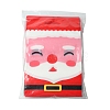 Christmas Theme Rectangle Plastic Zip Top Candy Storage Bags OPP-FS0001-11-6
