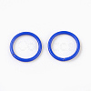 Spray Painted Iron Open Jump Rings X-IFIN-F149-B15-1