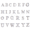 52Pcs 26 Style Alloy Rhinestone Slide Charms FIND-SC0005-51-1