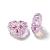 Transparent Acrylic Waffle Beads OACR-E016-01F-4