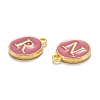 Initial Letter A~Z Alphabet Enamel Charms ENAM-Q437-03-2