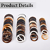 20Pcs Resin Tri-Glide Adjuster Buckles FIND-GF0008-12F-5