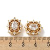 Brass Micro Pave Cubic Zirconia Beads KK-K378-06G-3