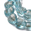 Handmade Gold Sand Lampwork Beads Strands LAMP-L079-04A-3