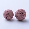 Unwaxed Natural Lava Rock Beads G-F325-8mm-19-1