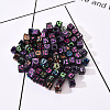 Craft Black Acrylic Beads MACR-YW0001-11-1
