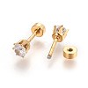 304 Stainless Steel Earlobe Plugs STAS-I113-29G-2
