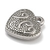 304 Stainless Steel Pendants STAS-D197-21AS-01-2