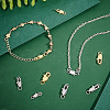 24Pcs 6 Styles Brass Lobster Claw Clasps FIND-PH0018-74-4