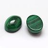 Oval Natural Malachite Cabochons G-O147-03A-2