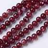 Natural Agate Beads Strands G-G754-04-8mm-1
