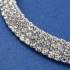 Crystal Rhinestone Choker Necklaces NJEW-L176-02S-2