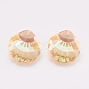 K9 Glass Rhinestone Pendants X-GLAA-F083-02A-2