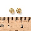 Rack Plating Brass Beads KK-R211-02G-02-3