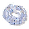 Natural Blue Lace Agate Beads Strands G-F509-63-01-3