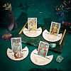 Wooden Tarot Card Stand Holder DJEW-WH0034-33B-5