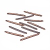 Tibetan Style Bar Links connectors TIBE-A14039-R-FF-1