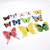PVC Butterfly Wall Decorations DIY-WH0221-34-1