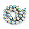Synthetic Turquoise Beads Strands TURQ-T004-08A-08-3