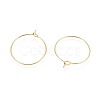 Ion Plating(IP) 316L Surgical Stainless Steel Hoop Earring Findings X-STAS-D164-02G-A-2
