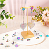 42Pcs 3 Size 304 Stainless Steel Stud Earring Findings STAS-DC0011-81-5