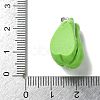 Resin Iron Pendants RESI-D280-15-3