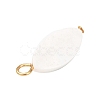 Natural Freshwater Shell Pendants PALLOY-JF04548-01-4