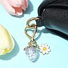 Acrylic Strawberry Pendant Decoration HJEW-SW00120-03-8