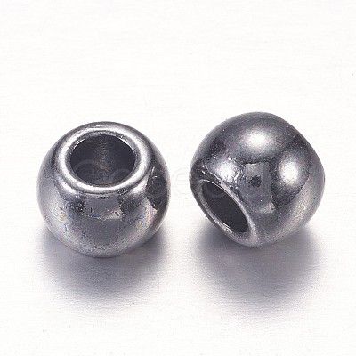 Tibetan Style Alloy European Beads X-K08T4052-1