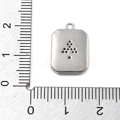 Brass Micro Pave Cubic Zirconia Pendants KK-D283-30P-02-1