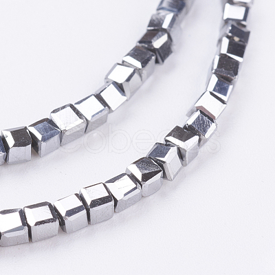 Electroplate Glass Beads Strands EGLA-F013-A01-B-1