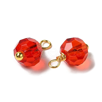 Glass Charms KK-P242-04G-1