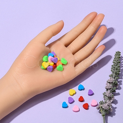 140Pcs 7 Colors Handmade Polymer Clay Beads DIY-YW0005-39-1