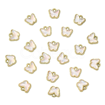 20Pcs Rack Plating Alloy Glass Charms FIND-YW0008-64C-1