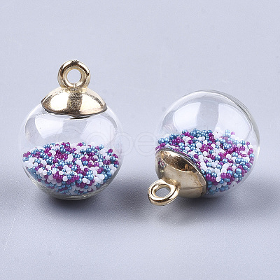 Glass Ball Pendants X-GLAA-T003-03A-1