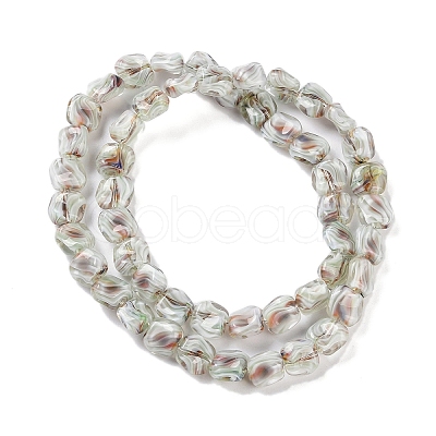 Handmade Milleflori Glass Beads Strands X-LAMP-M018-01A-03-1