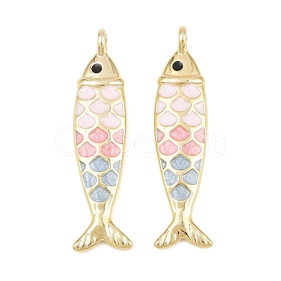 Brass Enamel Pendants KK-CBA3297-05C-G06-1