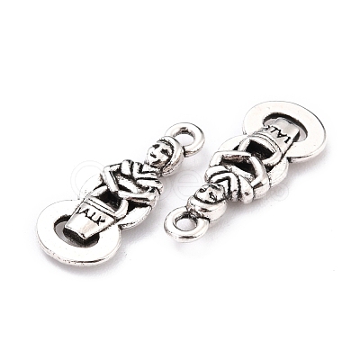 Tibetan Style Alloy Pendants TIBE-XCP0000-17AS-NR-1