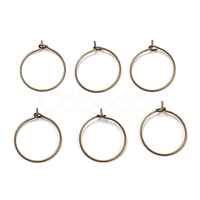Brass Wine Glass Charm Rings LS-EC067-2AB-NF-1