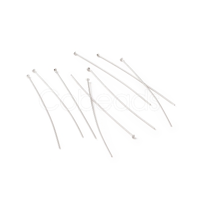 Brass Flat Head Pins KK-WH0058-03D-P-1